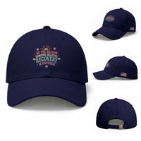 Be The Reason Someone Believes Recovery Is Possible Graphic Baseball Cap Groovy Graphic