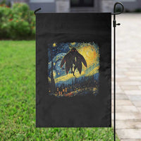Mothman Garden Flag Starry Night Van Gogh Cryptid Lover - Wonder Print Shop