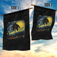Mothman Garden Flag Starry Night Van Gogh Cryptid Lover - Wonder Print Shop