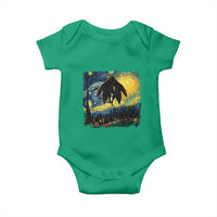 Mothman Baby Onesie Starry Night Van Gogh Cryptid Lover - Wonder Print Shop
