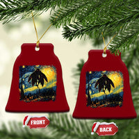 Mothman Ceramic Ornament Starry Night Van Gogh Cryptid Lover - Wonder Print Shop