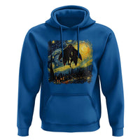 Mothman Hoodie Starry Night Van Gogh Cryptid Lover - Wonder Print Shop