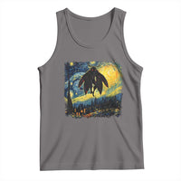 Mothman Tank Top Starry Night Van Gogh Cryptid Lover - Wonder Print Shop