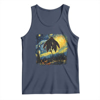 Mothman Tank Top Starry Night Van Gogh Cryptid Lover - Wonder Print Shop