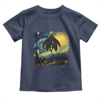 Mothman Toddler T Shirt Starry Night Van Gogh Cryptid Lover - Wonder Print Shop