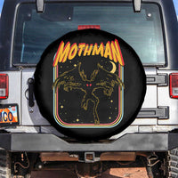 Retro Mothman Spare Tire Cover Vintage Comicbook Style Cryptid Lore Cryptozoology - Wonder Print Shop