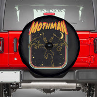 Retro Mothman Spare Tire Cover Vintage Comicbook Style Cryptid Lore Cryptozoology - Wonder Print Shop