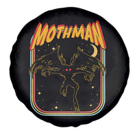 Retro Mothman Spare Tire Cover Vintage Comicbook Style Cryptid Lore Cryptozoology - Wonder Print Shop