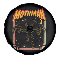 Retro Mothman Spare Tire Cover Vintage Comicbook Style Cryptid Lore Cryptozoology - Wonder Print Shop
