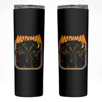 Retro Mothman Skinny Tumbler Vintage Comicbook Style Cryptid Lore Cryptozoology - Wonder Print Shop