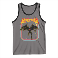 Retro Mothman Tank Top Vintage Comicbook Style Cryptid Lore Cryptozoology - Wonder Print Shop