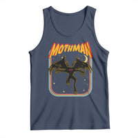 Retro Mothman Tank Top Vintage Comicbook Style Cryptid Lore Cryptozoology - Wonder Print Shop