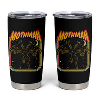 Retro Mothman Tumbler Cup Vintage Comicbook Style Cryptid Lore Cryptozoology - Wonder Print Shop