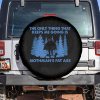 Funny Mothman Fat Ass Spare Tire Cover Vintage Cryptid Funny Moth Man Meme - Wonder Print Shop
