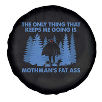Funny Mothman Fat Ass Spare Tire Cover Vintage Cryptid Funny Moth Man Meme - Wonder Print Shop
