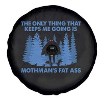 Funny Mothman Fat Ass Spare Tire Cover Vintage Cryptid Funny Moth Man Meme - Wonder Print Shop