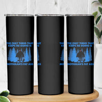Funny Mothman Fat Ass Skinny Tumbler Vintage Cryptid Funny Moth Man Meme - Wonder Print Shop