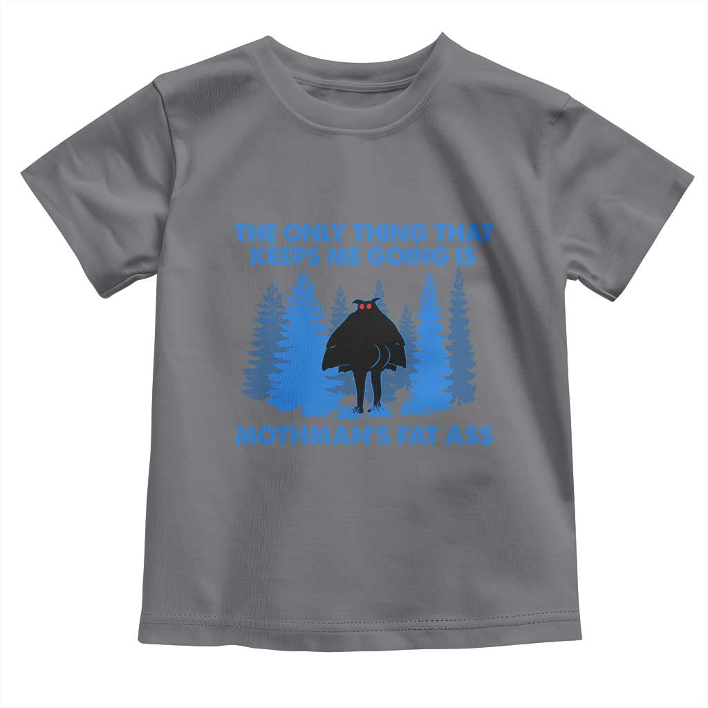 Funny Mothman Fat Ass Toddler T Shirt Vintage Cryptid Funny Moth Man Meme - Wonder Print Shop