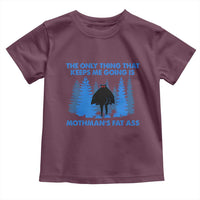 Funny Mothman Fat Ass Toddler T Shirt Vintage Cryptid Funny Moth Man Meme - Wonder Print Shop