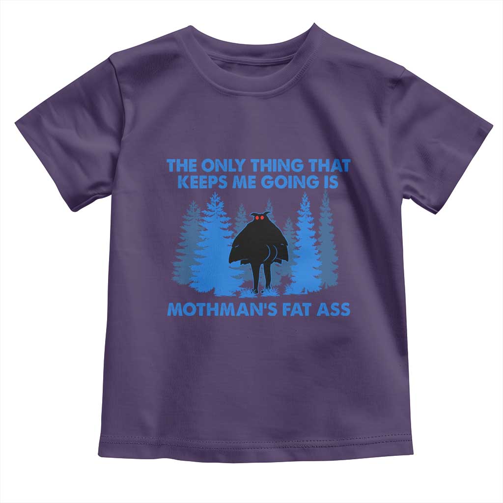 Funny Mothman Fat Ass Toddler T Shirt Vintage Cryptid Funny Moth Man Meme - Wonder Print Shop