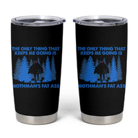 Funny Mothman Fat Ass Tumbler Cup Vintage Cryptid Funny Moth Man Meme - Wonder Print Shop