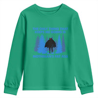 Funny Mothman Fat Ass Youth Sweatshirt Vintage Cryptid Funny Moth Man Meme - Wonder Print Shop