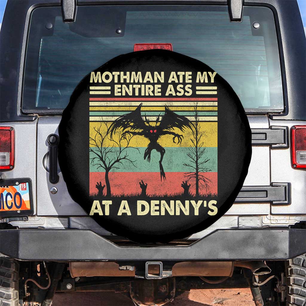 Funny Mothman Eat My Entire Ass Spare Tire Cover Vintage Cryptid Funny Mothman Meme - Wonder Print Shop