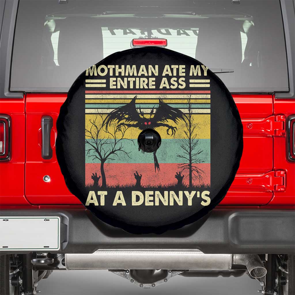 Funny Mothman Eat My Entire Ass Spare Tire Cover Vintage Cryptid Funny Mothman Meme - Wonder Print Shop