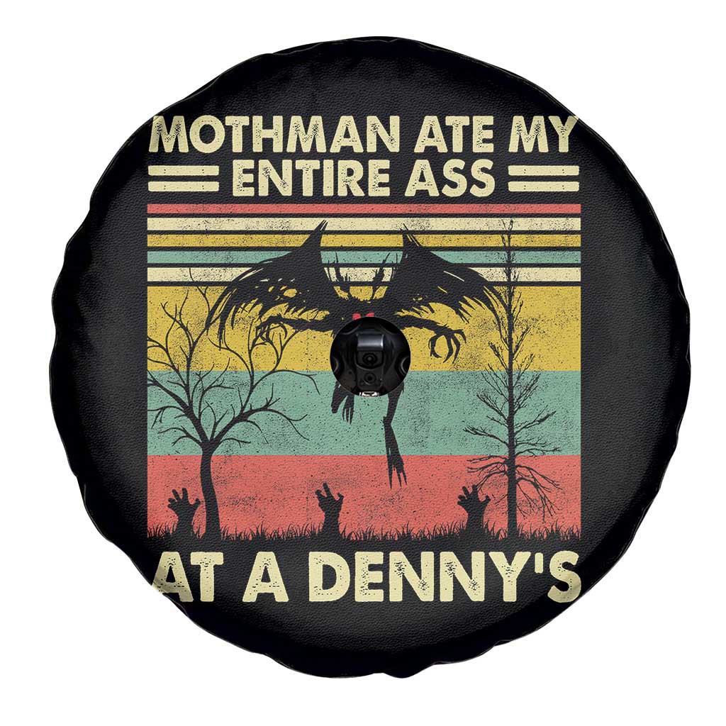 Funny Mothman Eat My Entire Ass Spare Tire Cover Vintage Cryptid Funny Mothman Meme - Wonder Print Shop