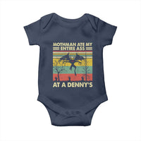 Funny Mothman Eat My Entire Ass Baby Onesie Vintage Cryptid Funny Mothman Meme - Wonder Print Shop