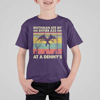 Funny Mothman Eat My Entire Ass T Shirt For Kid Vintage Cryptid Funny Mothman Meme - Wonder Print Shop