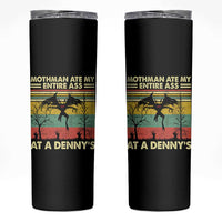 Funny Mothman Eat My Entire Ass Skinny Tumbler Vintage Cryptid Funny Mothman Meme - Wonder Print Shop