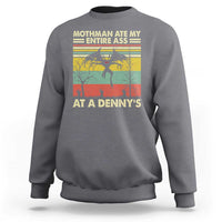 Funny Mothman Eat My Entire Ass Sweatshirt Vintage Cryptid Funny Mothman Meme - Wonder Print Shop