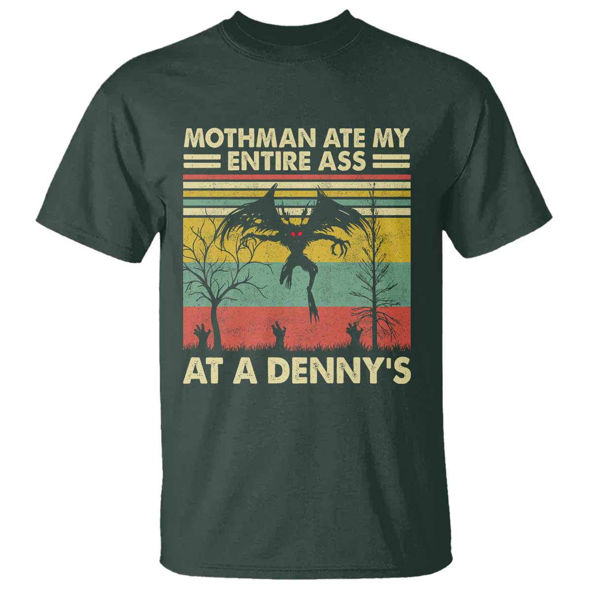 Funny Mothman Eat My Entire Ass T Shirt Vintage Cryptid Funny Mothman Meme - Wonder Print Shop