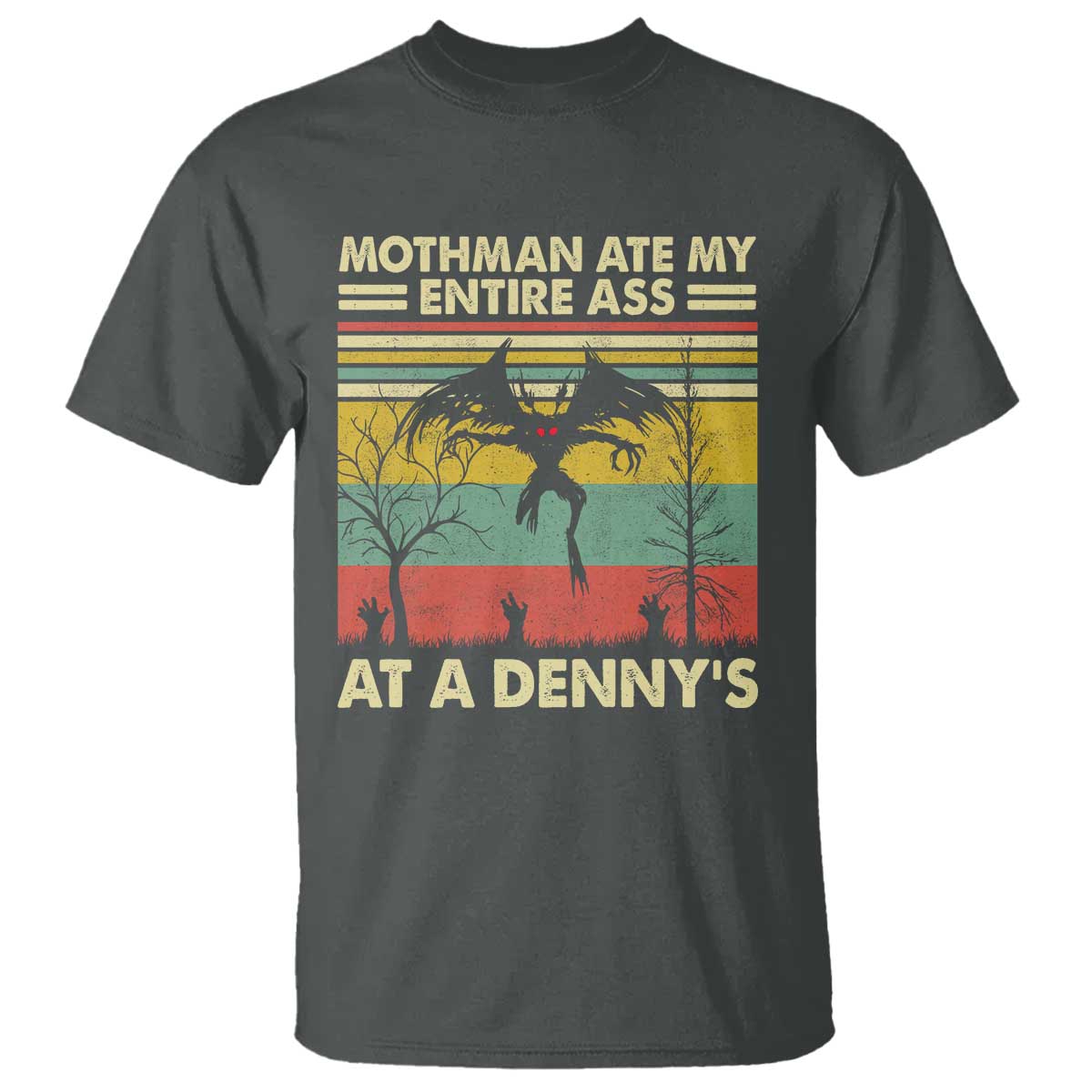 Funny Mothman Eat My Entire Ass T Shirt Vintage Cryptid Funny Mothman Meme - Wonder Print Shop