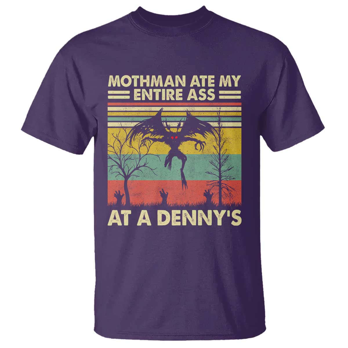 Funny Mothman Eat My Entire Ass T Shirt Vintage Cryptid Funny Mothman Meme - Wonder Print Shop