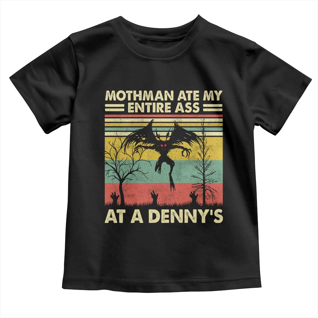 Funny Mothman Eat My Entire Ass Toddler T Shirt Vintage Cryptid Funny Mothman Meme - Wonder Print Shop