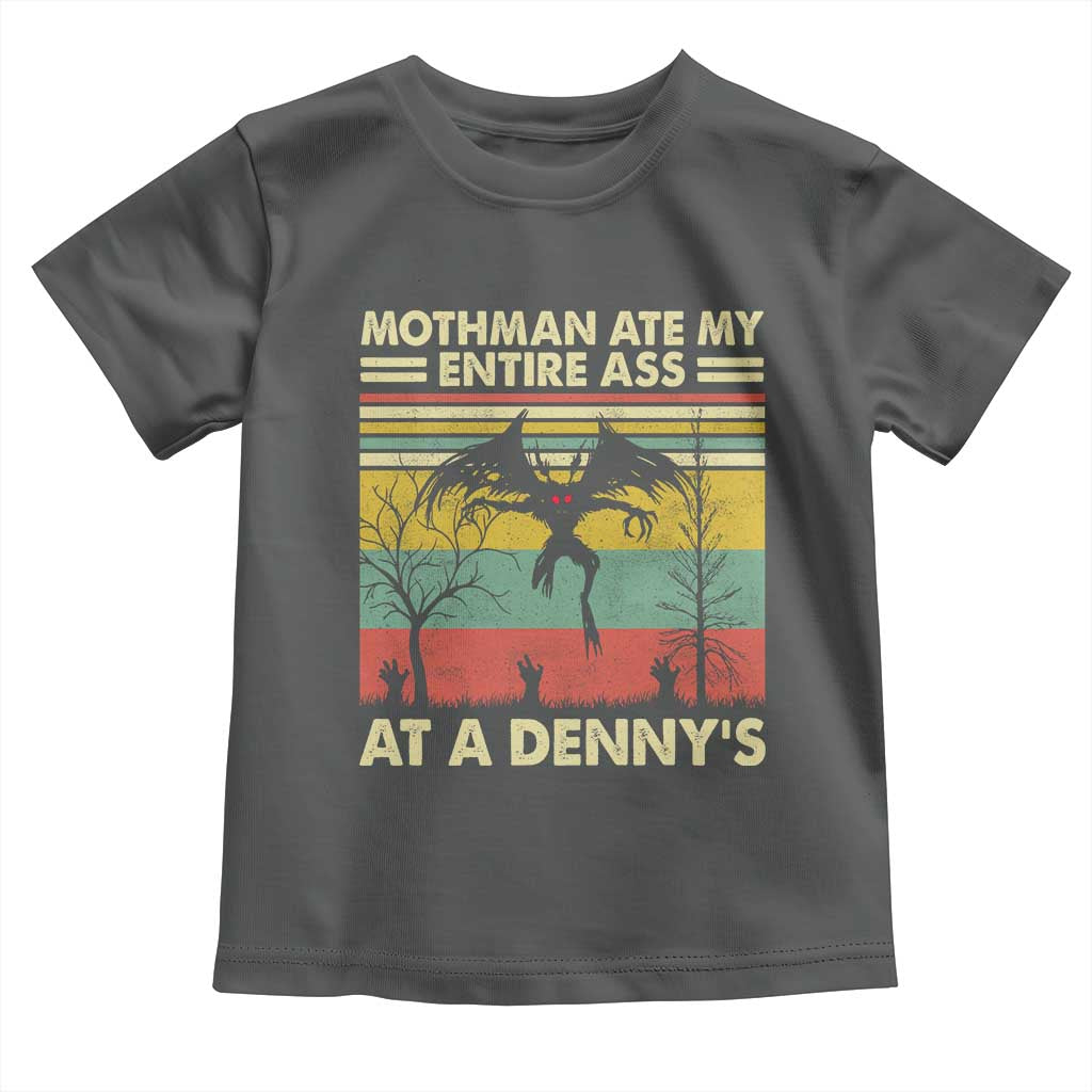 Funny Mothman Eat My Entire Ass Toddler T Shirt Vintage Cryptid Funny Mothman Meme - Wonder Print Shop