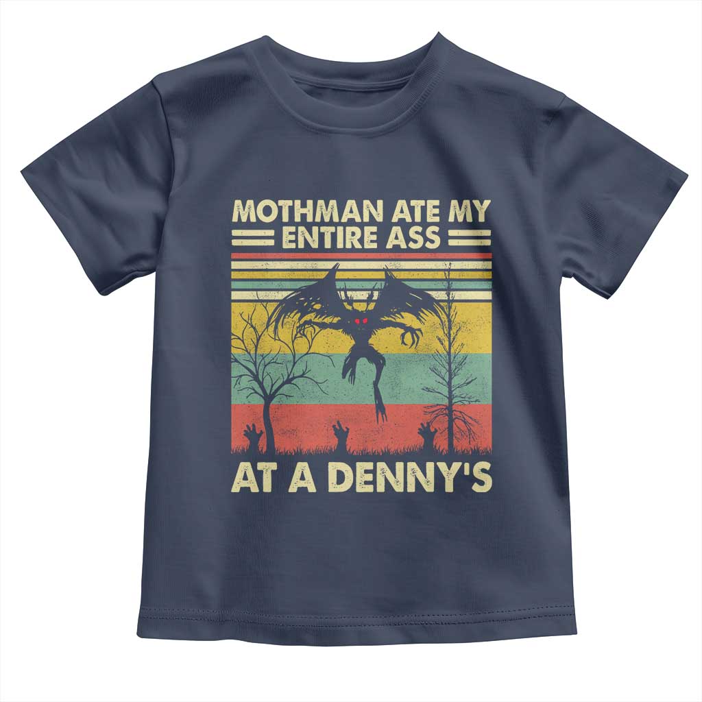 Funny Mothman Eat My Entire Ass Toddler T Shirt Vintage Cryptid Funny Mothman Meme - Wonder Print Shop