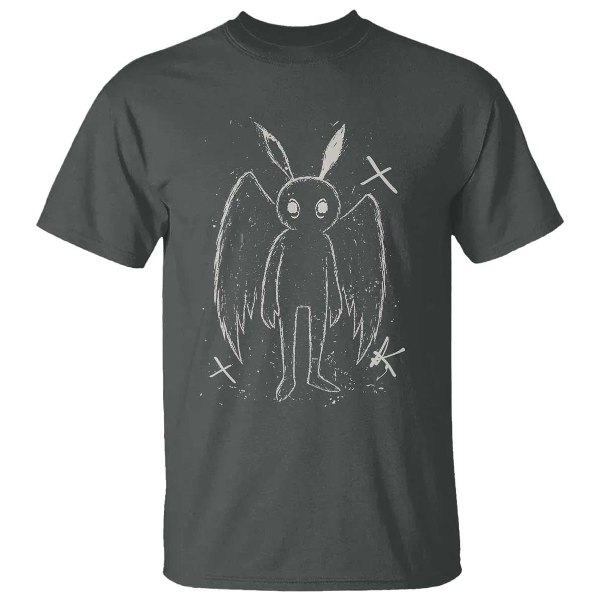 Creepy Cute Mothman T Shirt Alt Goth Grunge Horror Aesthetic Cryptid - Wonder Print Shop