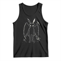 Creepy Cute Mothman Tank Top Alt Goth Grunge Horror Aesthetic Cryptid - Wonder Print Shop