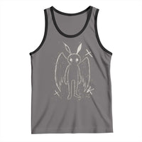 Creepy Cute Mothman Tank Top Alt Goth Grunge Horror Aesthetic Cryptid - Wonder Print Shop