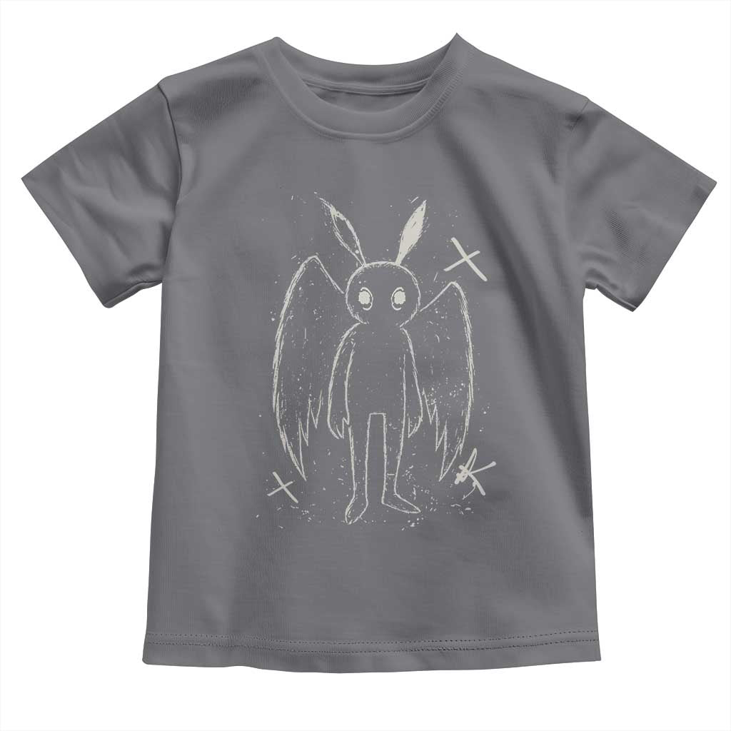 Creepy Cute Mothman Toddler T Shirt Alt Goth Grunge Horror Aesthetic Cryptid - Wonder Print Shop