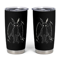 Creepy Cute Mothman Tumbler Cup Alt Goth Grunge Horror Aesthetic Cryptid - Wonder Print Shop