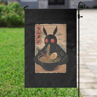 Funny Mothman Ramen Garden Flag Japanese Kawaii Noodles Cryptid Retro Manga Anime - Wonder Print Shop