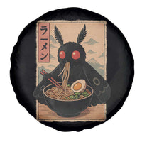 Funny Mothman Ramen Spare Tire Cover Japanese Kawaii Noodles Cryptid Retro Manga Anime - Wonder Print Shop