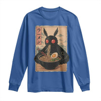 Funny Mothman Ramen Long Sleeve Shirt Japanese Kawaii Noodles Cryptid Retro Manga Anime - Wonder Print Shop