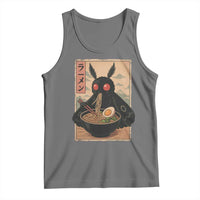 Funny Mothman Ramen Tank Top Japanese Kawaii Noodles Cryptid Retro Manga Anime - Wonder Print Shop