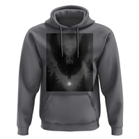 Mothman Hoodie Horror Poster Halloween Cryptid Lover - Wonder Print Shop