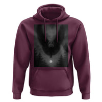 Mothman Hoodie Horror Poster Halloween Cryptid Lover - Wonder Print Shop